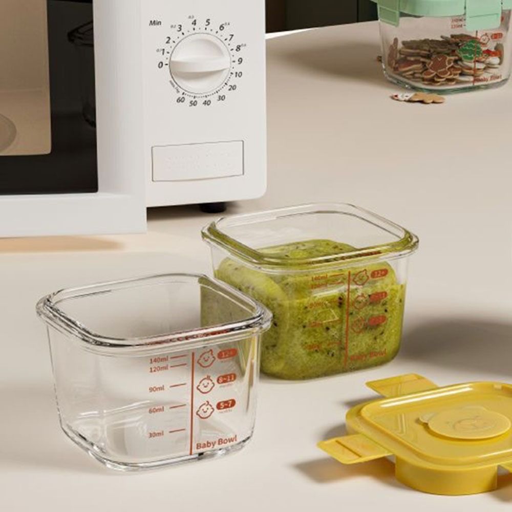 Baby Food Glass Jars - 새로운 170ml 식품 보관 용기 냉동