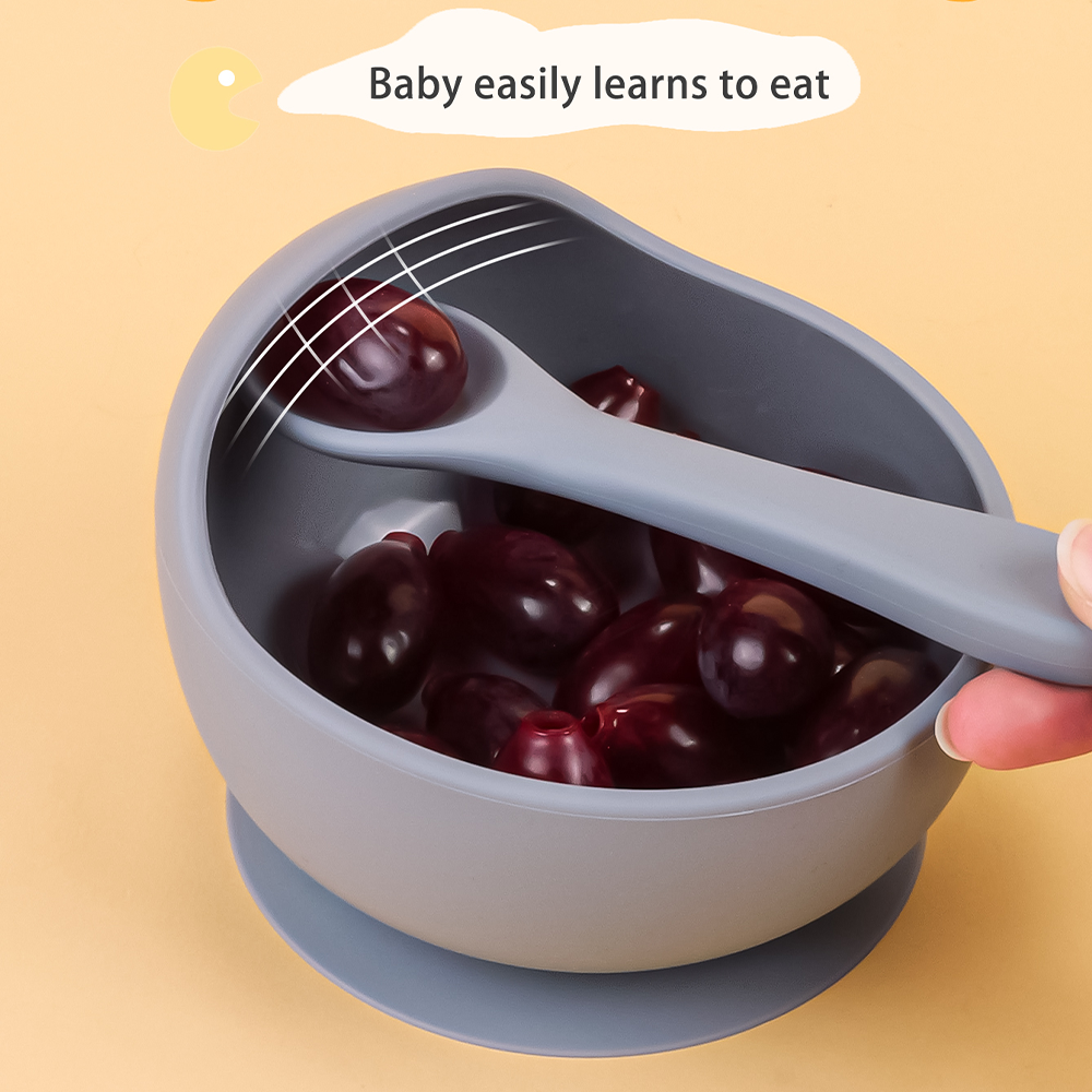 Baby Food Dinner - 2PC 실리콘 흡착식기 유아 및 어린이