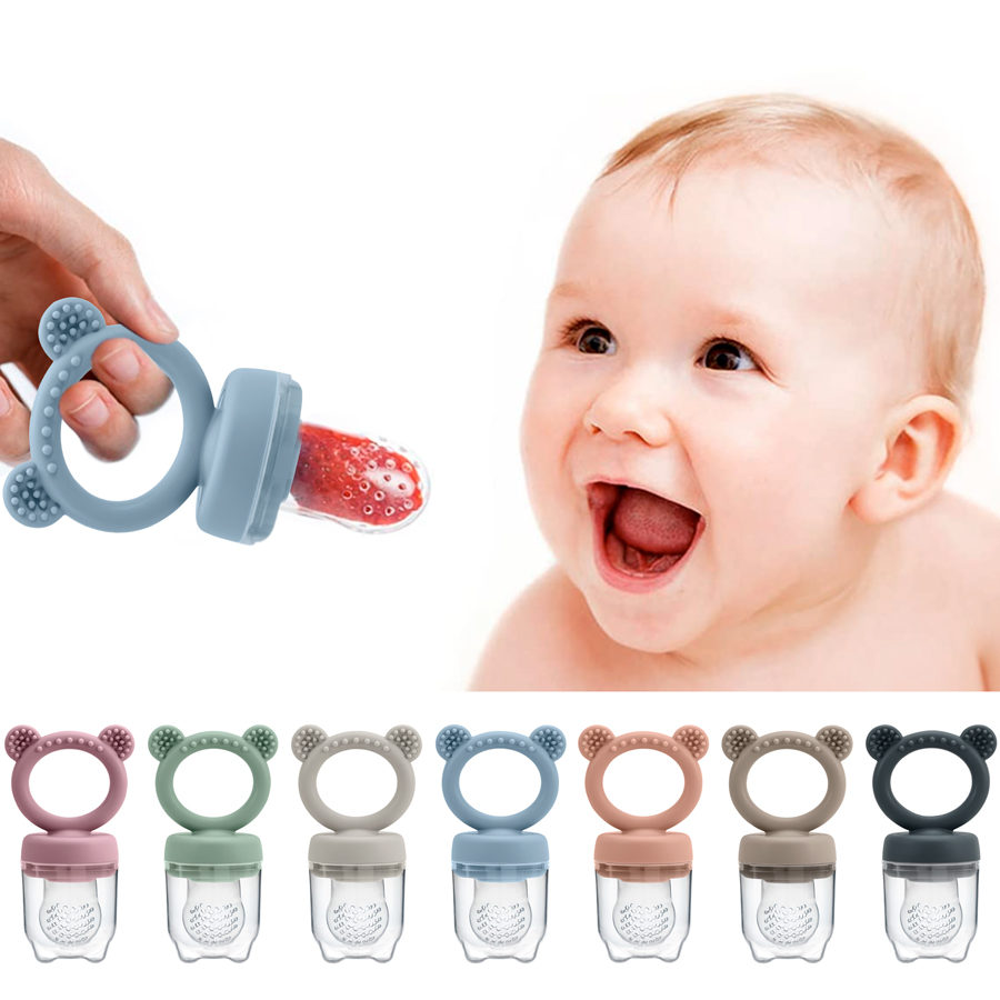 Baby Food For 6 Months - 아기 젖꼭지 과일 피더 커버 실리콘