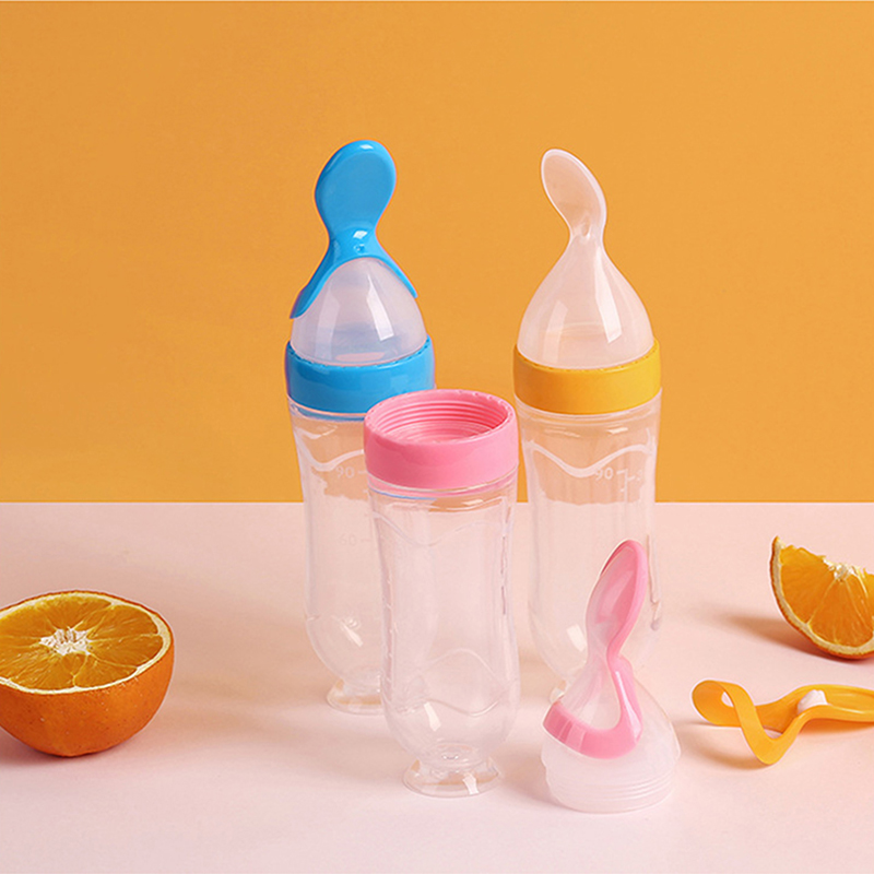 Baby Food Jars - 짜내는 먹이 병 실리콘 신생아 아기