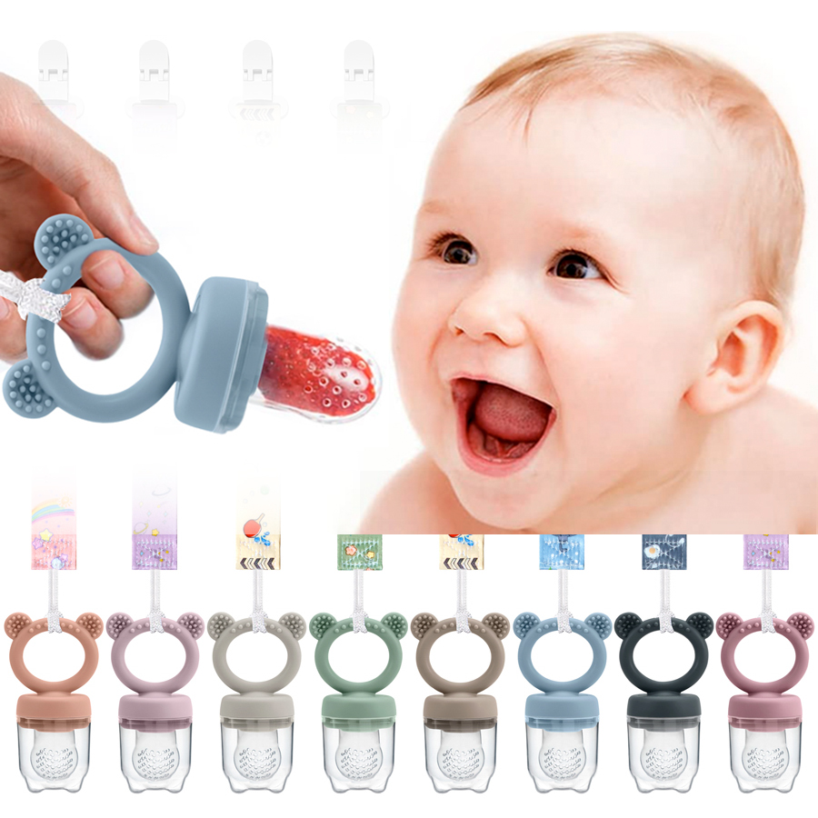 Baby Food For 6 Months - 신생아 실리콘 아기 치발기 과일 피더,