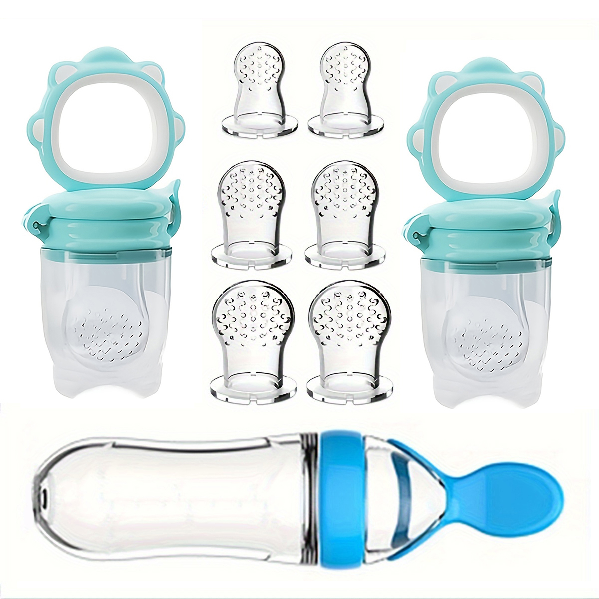 Baby Food Jars - 9개 먹이용 칼붙이: 쌀 시리얼용 숟가락