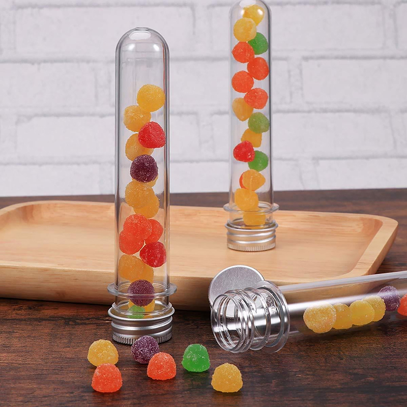 Baby Food Jars - 1/5개 플라스틱 실험실 시험관 투명 캔디