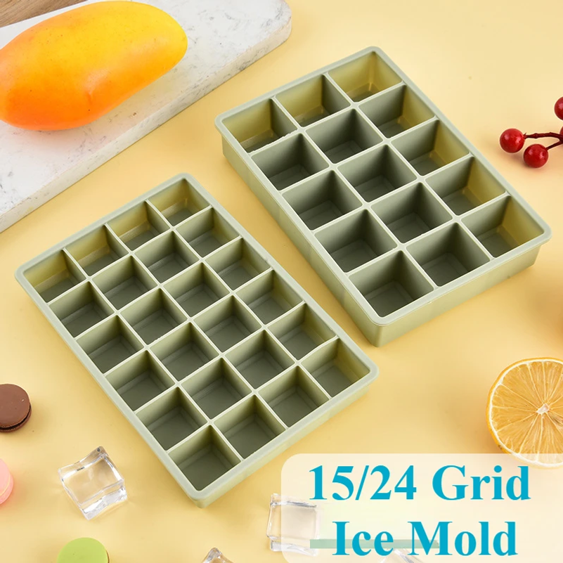 15/24칸 실리콘 아이스 큐브 몰드, 탈부착 가능한  - Freezer Tray Baby 리뷰 및 가격