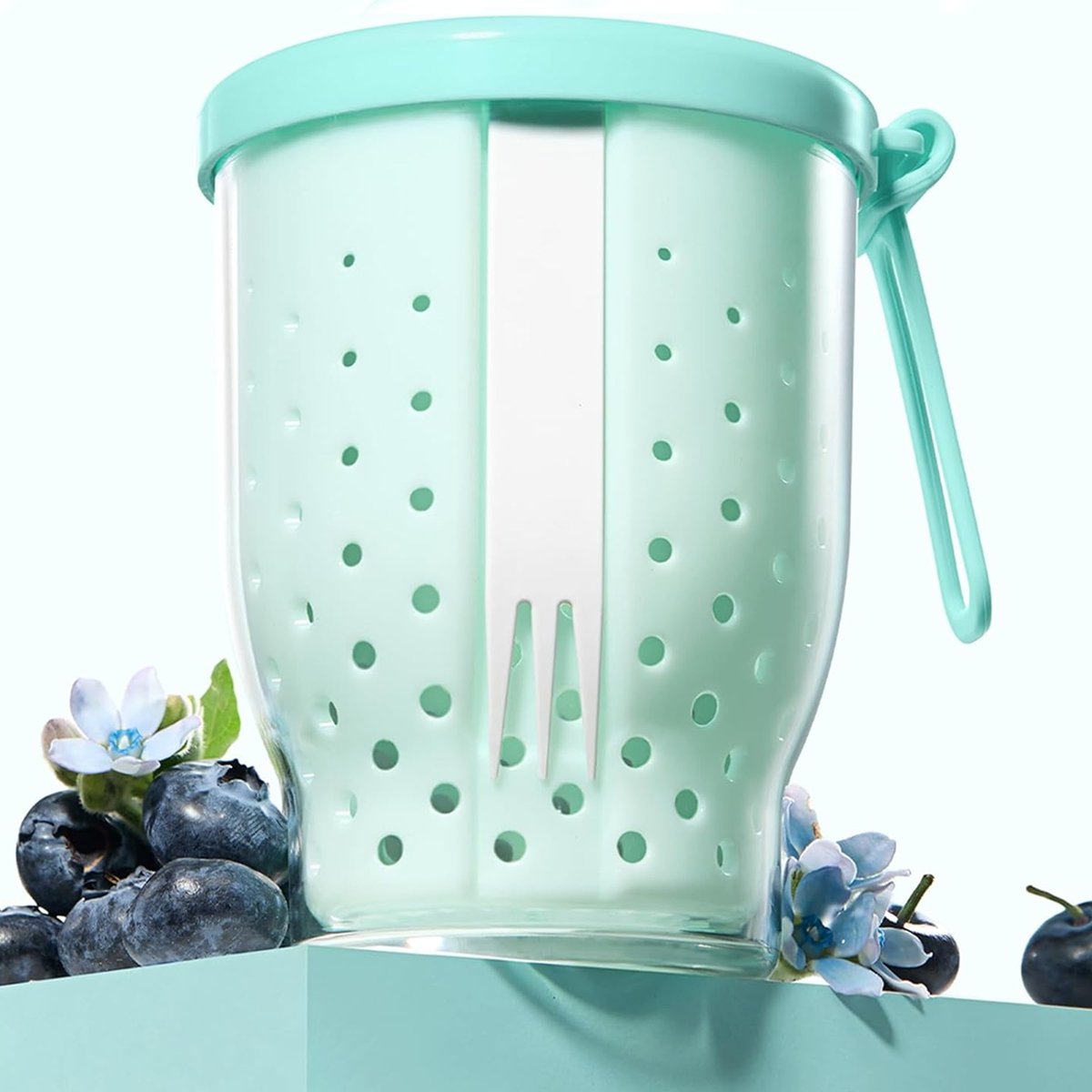 25온스 여행용 과일 컵, 자동차용 과일 샐러드 보관  - Snack Container Travel 리뷰 및 가격
