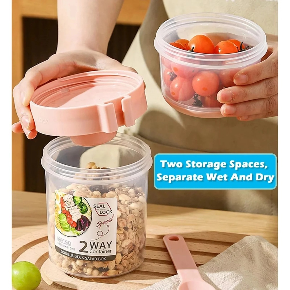 휴대용 샐러드 컵 아침 식사 컵 음식 분리 요거트 시리 - Baby Food Oatmeal 리뷰 및 가격