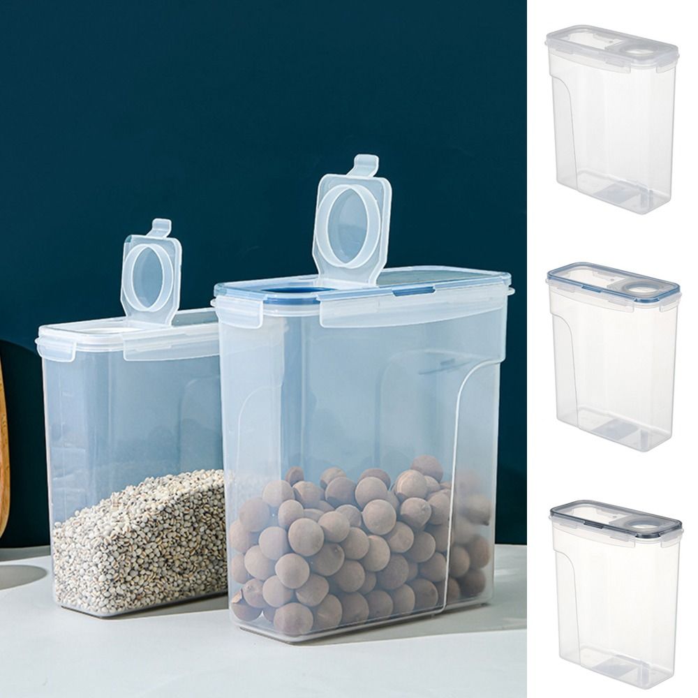 플라스틱 시리얼 보관 용기 투명 밀폐 곡물 저장 탱크  - Snack Container Travel 리뷰 및 가격