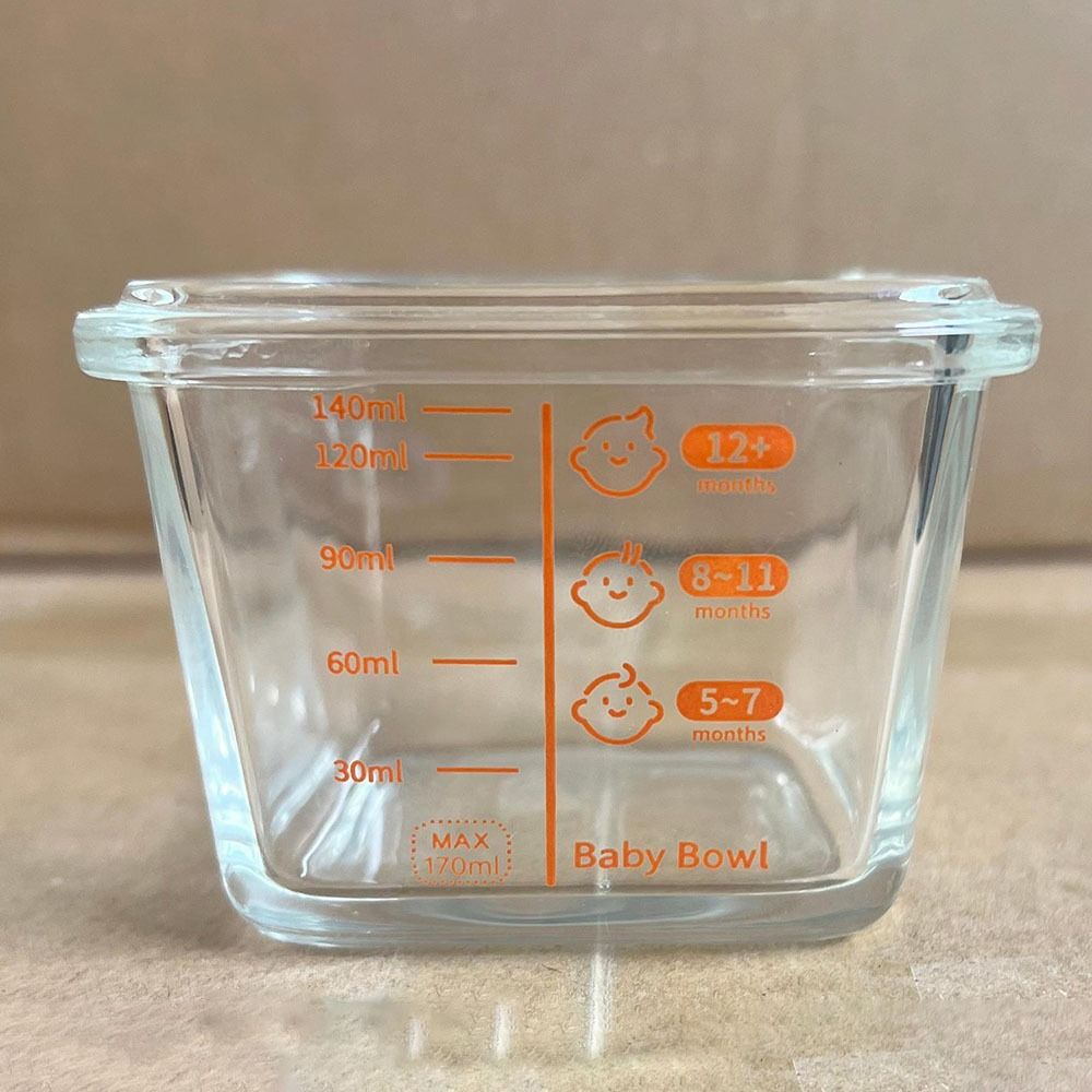 간편한 170ml 식품 보관 용기 냉동 유리 이유식 컵 - Baby Food Glass Jars 리뷰 및 가격