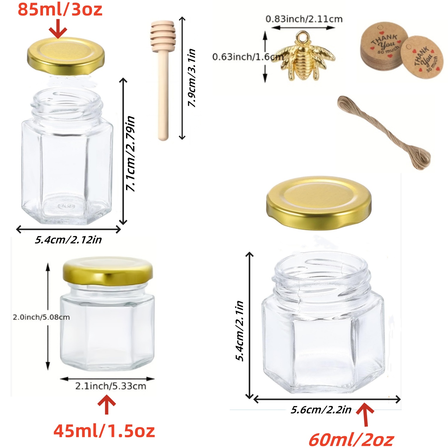 12/20/30/50/60개입-미니 꿀병(디퍼 포함), - Baby Food Glass Jars 리뷰 및 가격