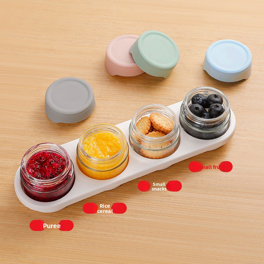 전자레인지용 식품 용기, 보관 트레이가 있는 유리 이유 - Baby Food Glass Jars 리뷰 및 가격