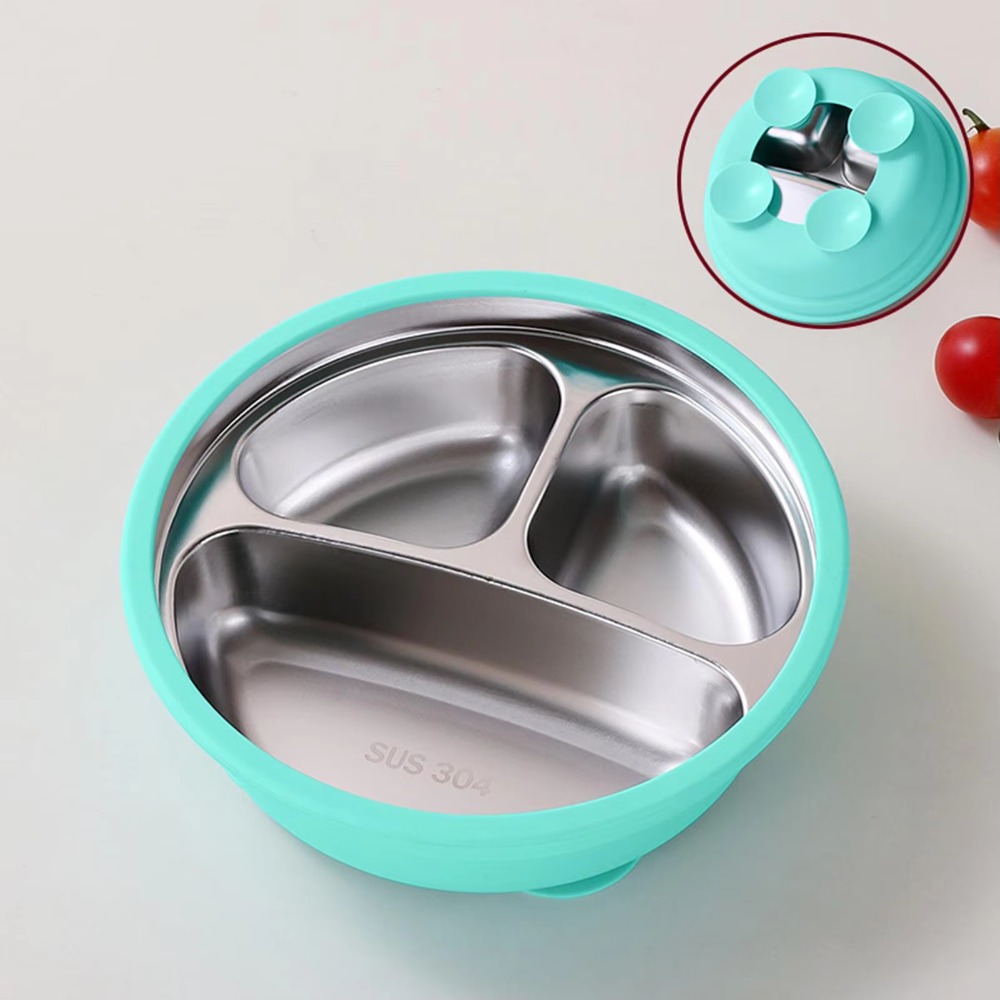 실리콘 흡착판 아기 식판, 304 스테인리스 스틸 3칸 - Baby Food Freezer Tray 리뷰 및 가격