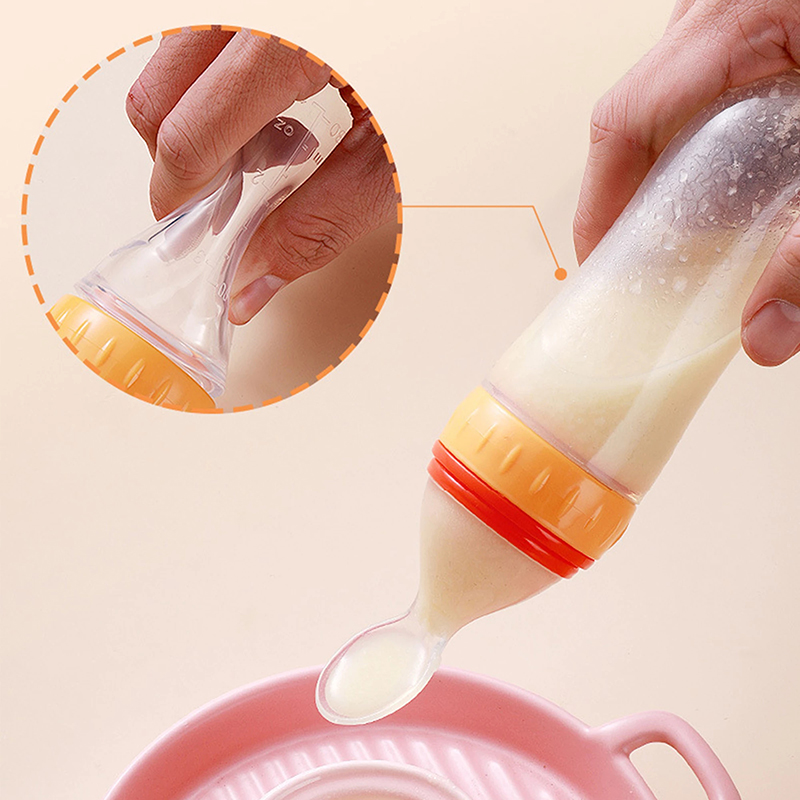 짜내는 먹이 병 실리콘 신생아 아기 훈련 쌀 시리얼 음 - Baby Food Jars 리뷰 및 가격
