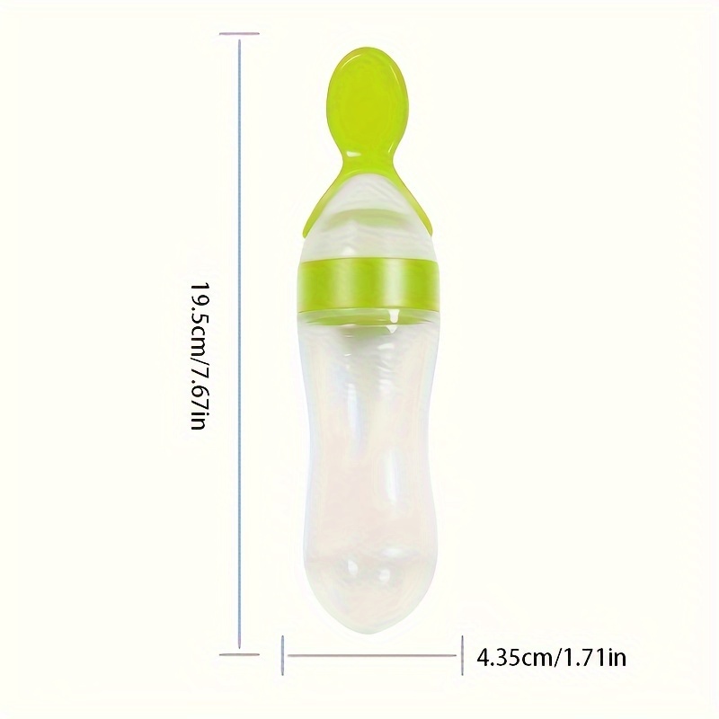 아기 수유용 실리콘 젖병과 스푼, 3온스 음식 디스펜싱 - Baby Food Jars 리뷰 및 가격