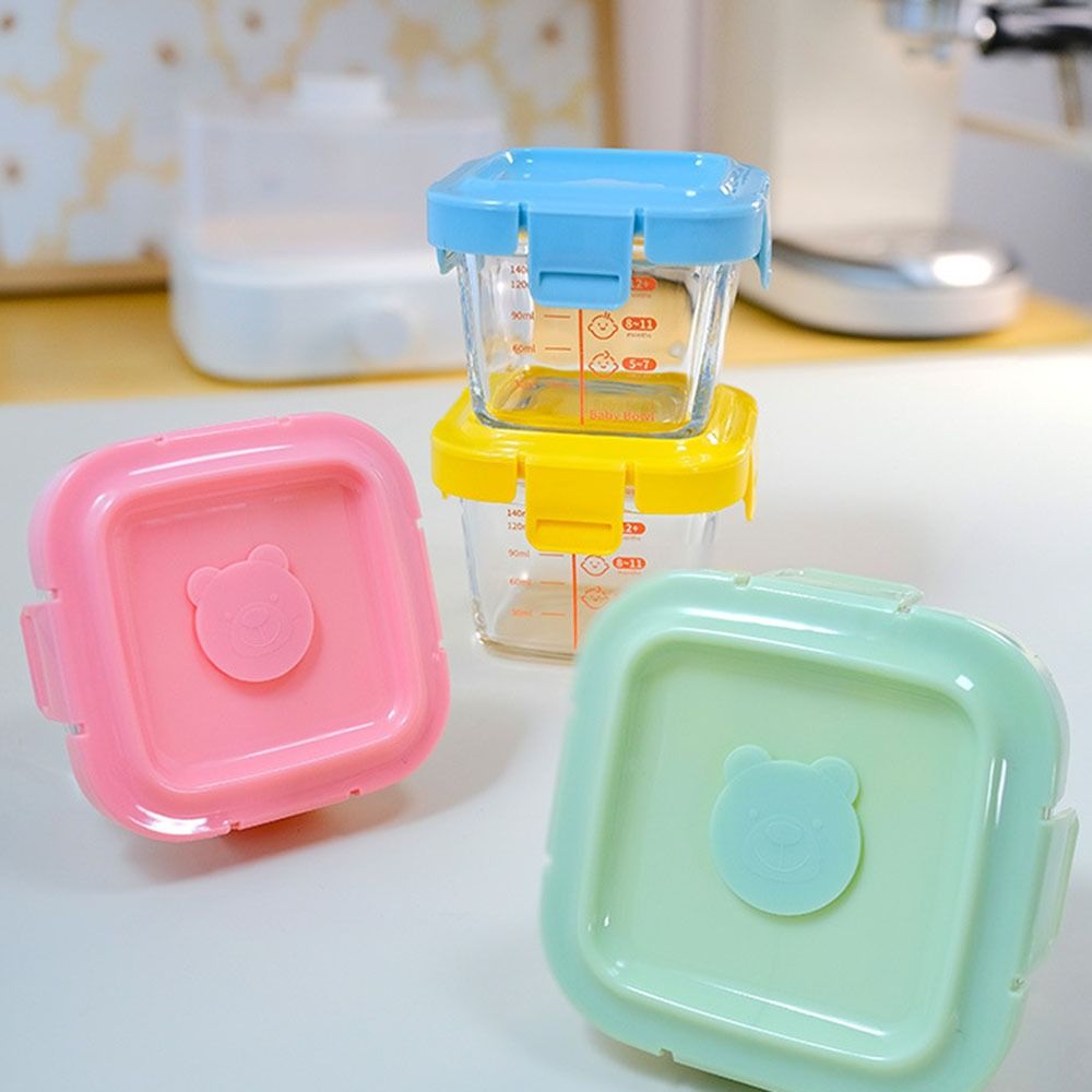 새로운 170ml 식품 보관 용기 냉동 유리 이유식 컵 - Baby Food Glass Jars 리뷰 및 가격