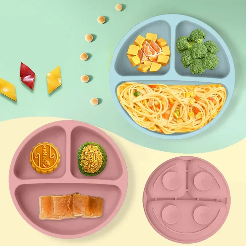 식품 학년 실리콘 어린이 접시 세트 아기 먹이 그릇 흡 - Baby Food Dinner 리뷰 및 가격