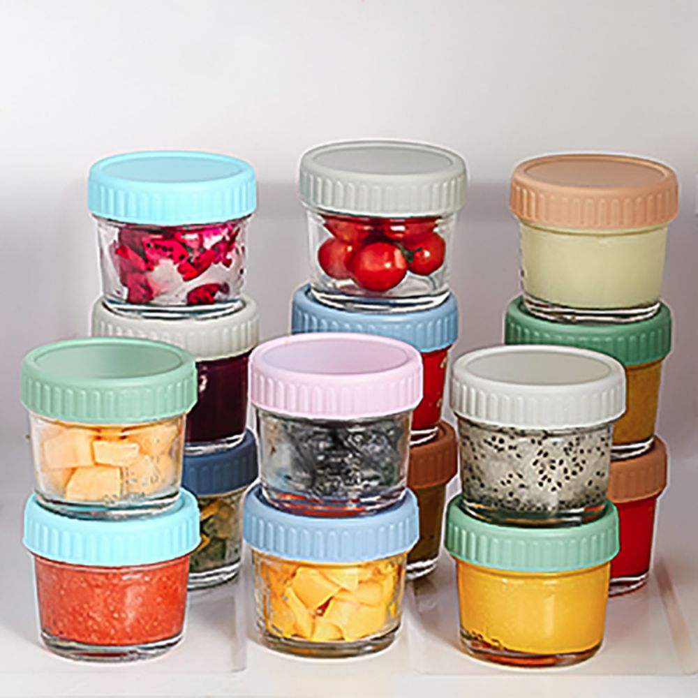 6개들이 메이슨 유리병 이유식 병 재사용 가능 눈금 디 - Baby Food Glass Jars 리뷰 및 가격