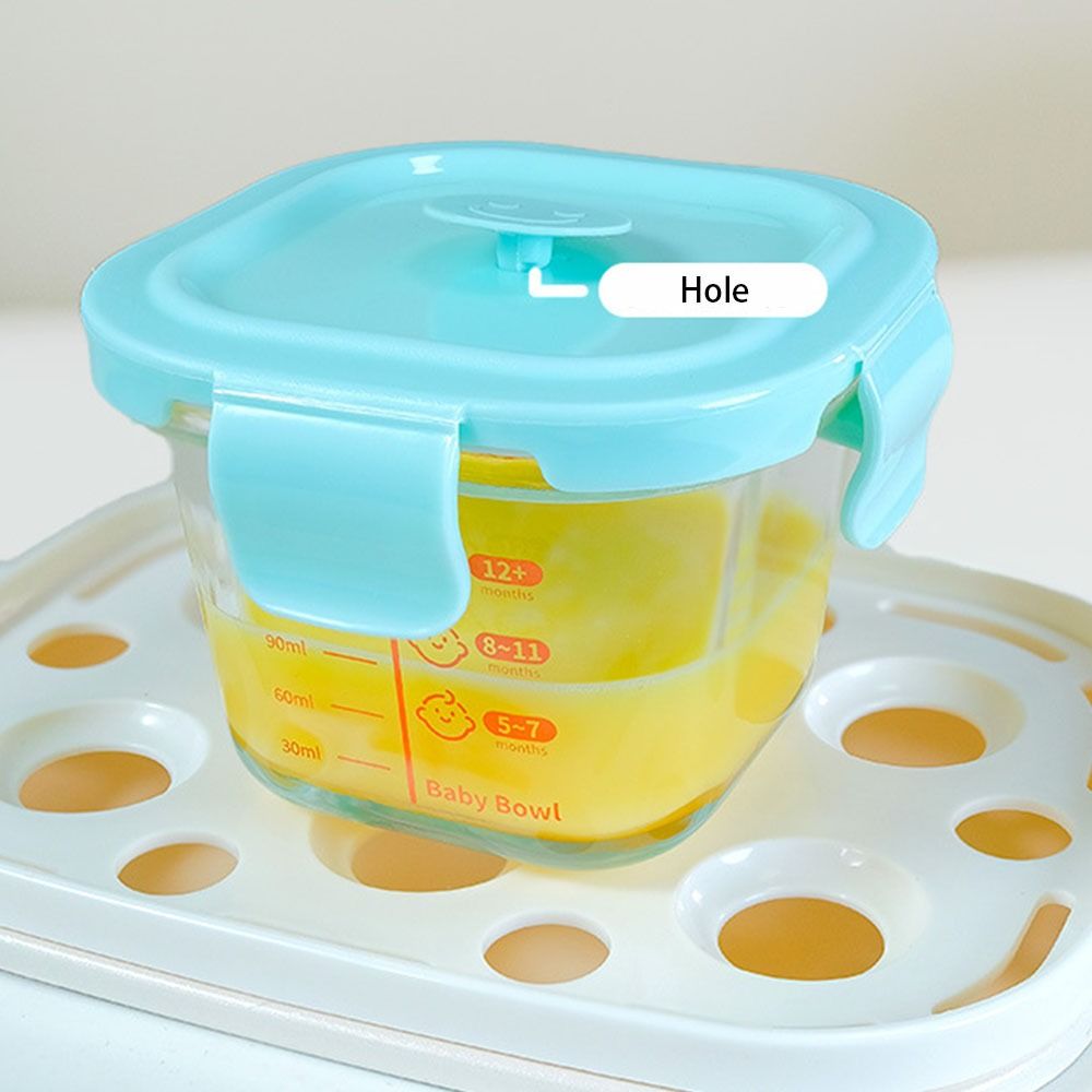 새로운 170ml 식품 보관 용기 냉동 및 전자레인지  - Baby Food Glass Jars 리뷰 및 가격