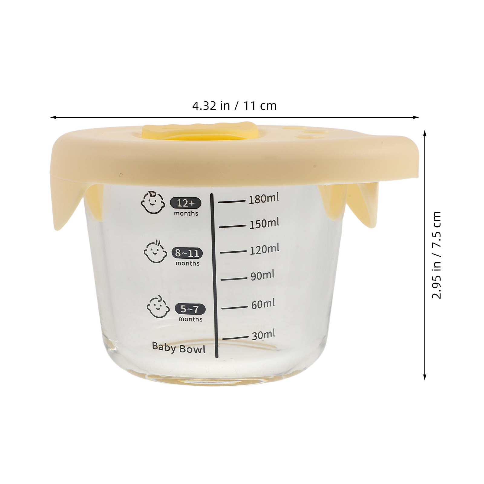 2Pcs 아기 음식 저장 그릇 유리 누출 방지 유아용  - Baby Food Glass Jars 리뷰 및 가격
