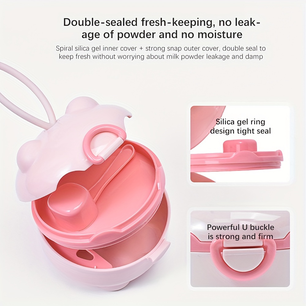 1pc 휴대용 4층 분유 상자, 분유 용기, 식품 저장 - Snack Container Travel 리뷰 및 가격