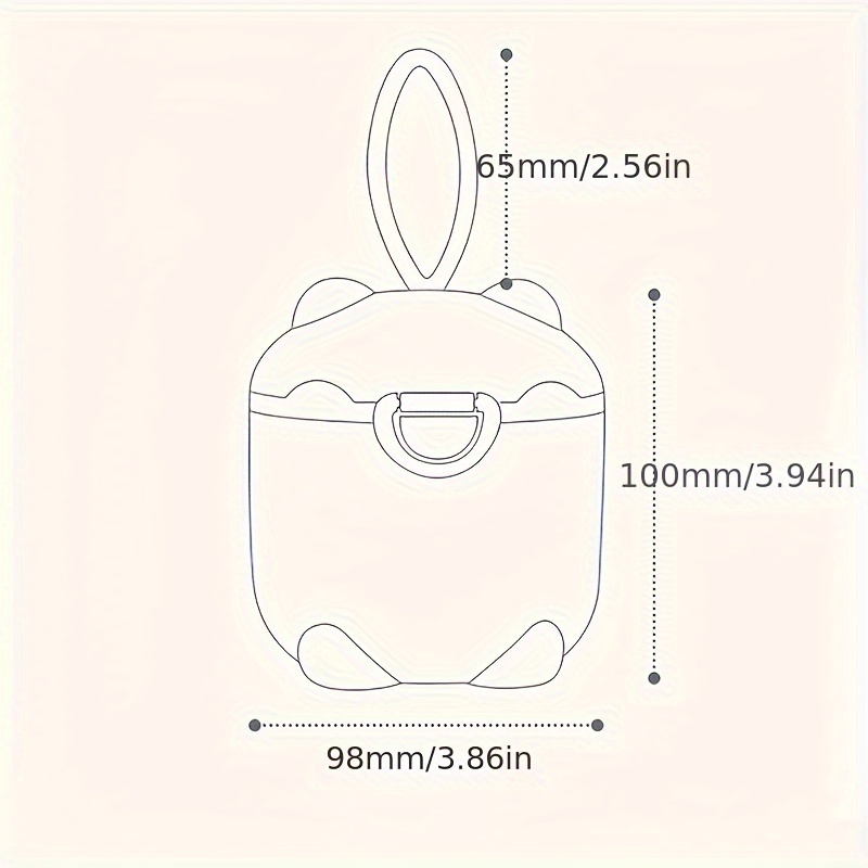 1pc 휴대용 4층 분유 상자, 분유 용기, 식품 저장 - Snack Container Travel 리뷰 및 가격