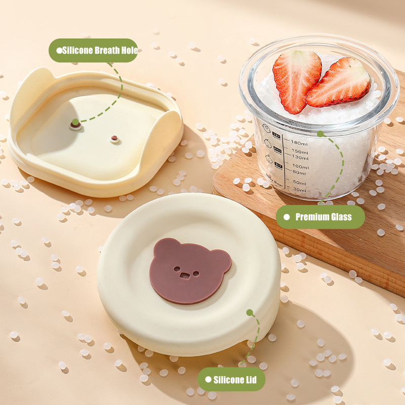 뚜껑이 달린 유리 유아용 식품 보관 항아리, 누수 방지 - Baby Food Glass Jars 리뷰 및 가격
