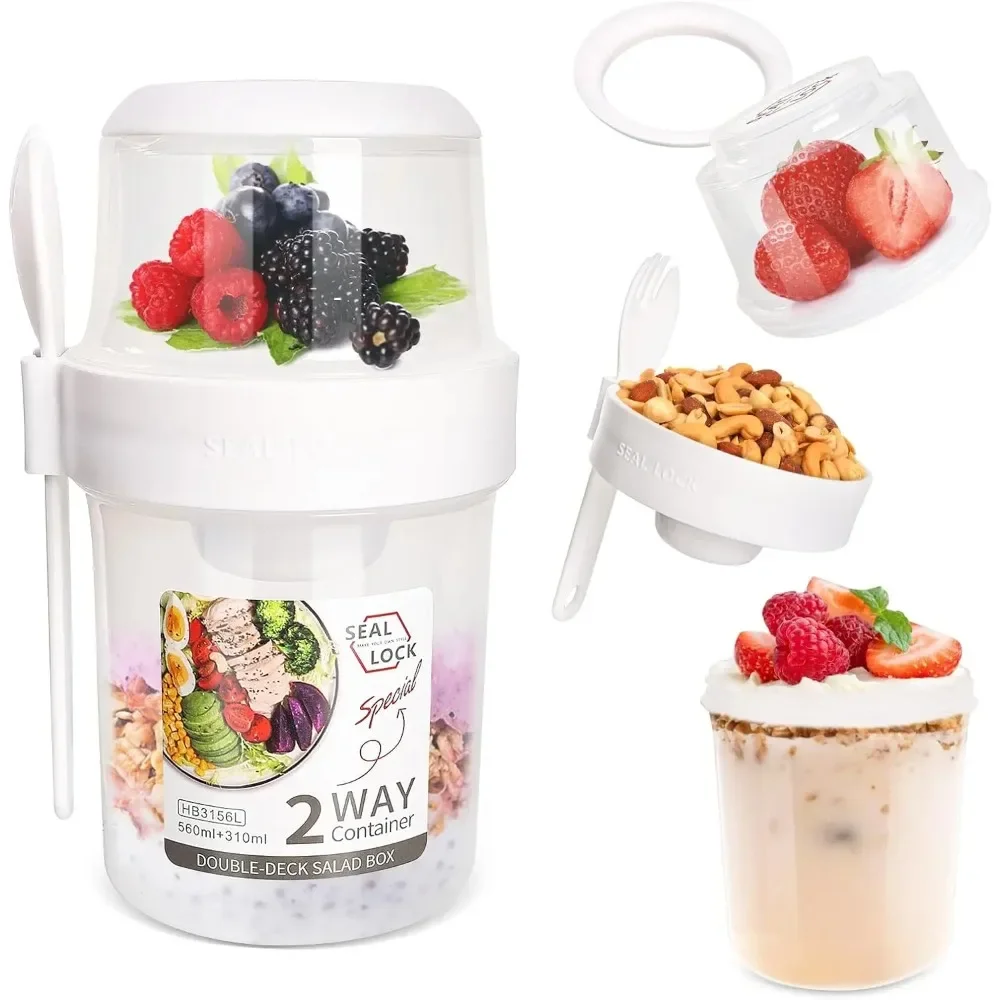 샐러드 컵 아침 식사 컵 휴대용 식품 저장 도시락 상자 - Baby Food Oatmeal 리뷰 및 가격