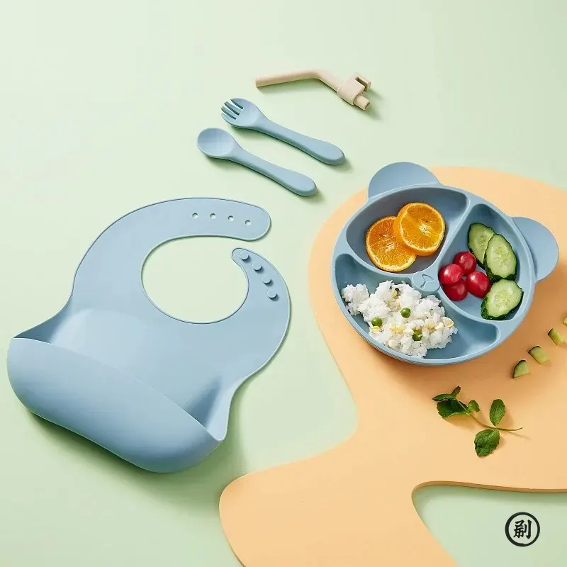 1개 20x20x3cm 귀여운 곰 아기 이유식 식기 - - Baby Food Dinner 리뷰 및 가격