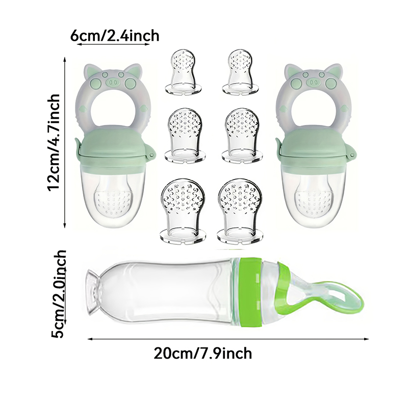 9pcs 먹이 칼: 쌀 시리얼용 스푼 및 흡입 컵이 있 - Baby Food Jars 리뷰 및 가격