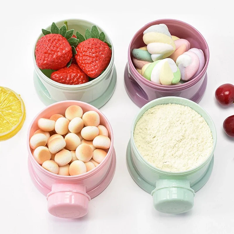 3/4 레이어 아기 휴대용 이유식 보관 상자 다중 개방 - Snack Container Travel 리뷰 및 가격