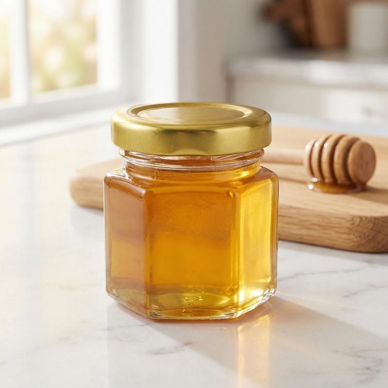 대량 미니 육각형 병 뚜껑 포함, 향신료, 꿀, 잼,  - Baby Food Glass Jars 리뷰 및 가격