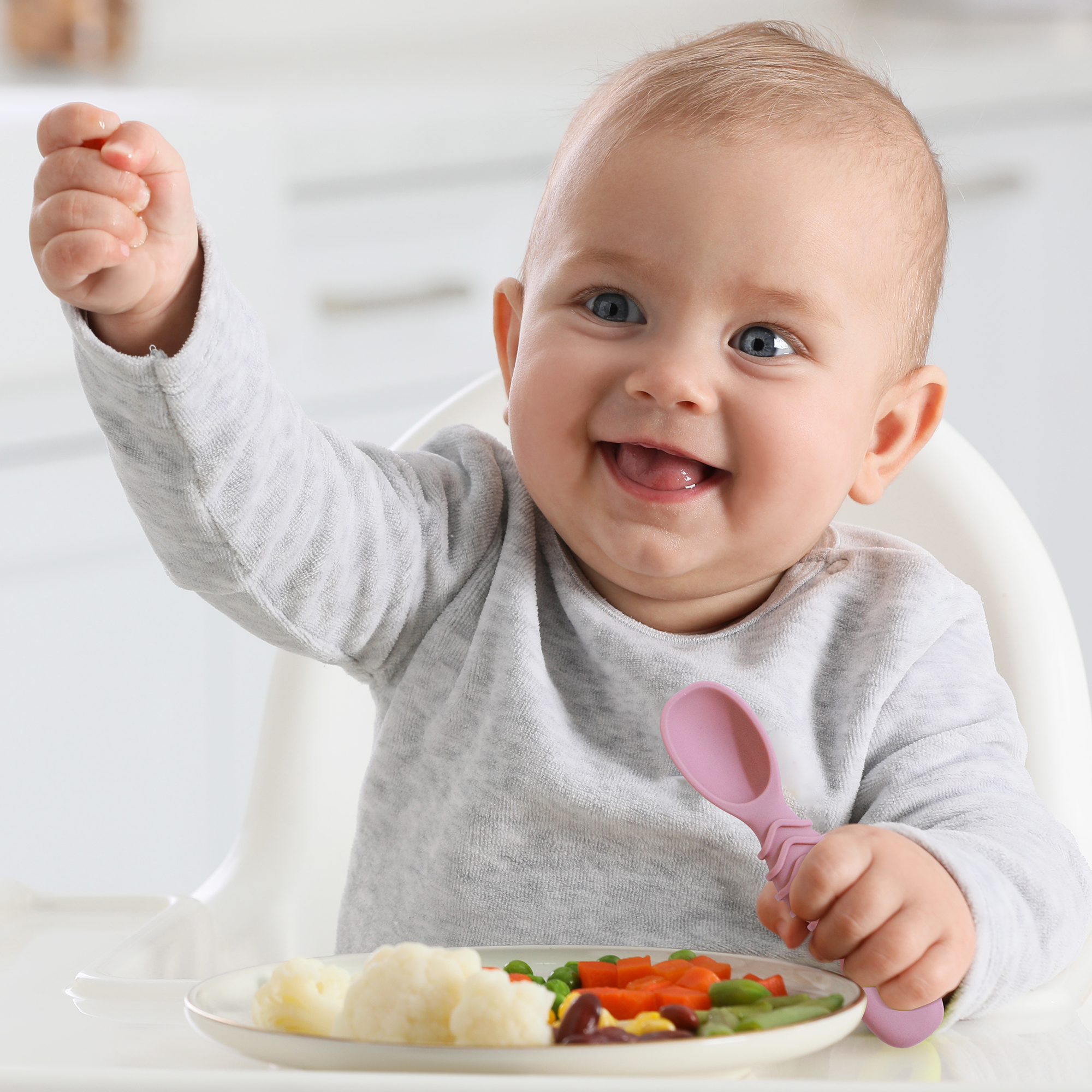 4pcs 실리콘 이유식 스푼, 6 개월 이상 아기를위한 - Baby Food For 6 Months 리뷰 및 가격