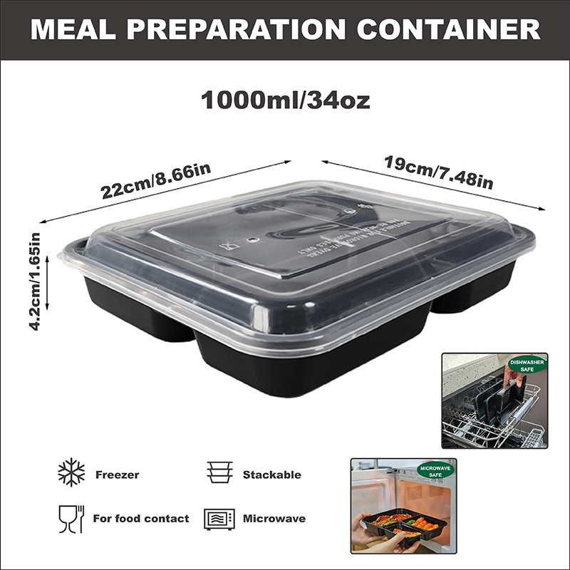 3칸 34온스/1000ml, 12/35개, 누수 방지  - Snack Container Travel 리뷰 및 가격