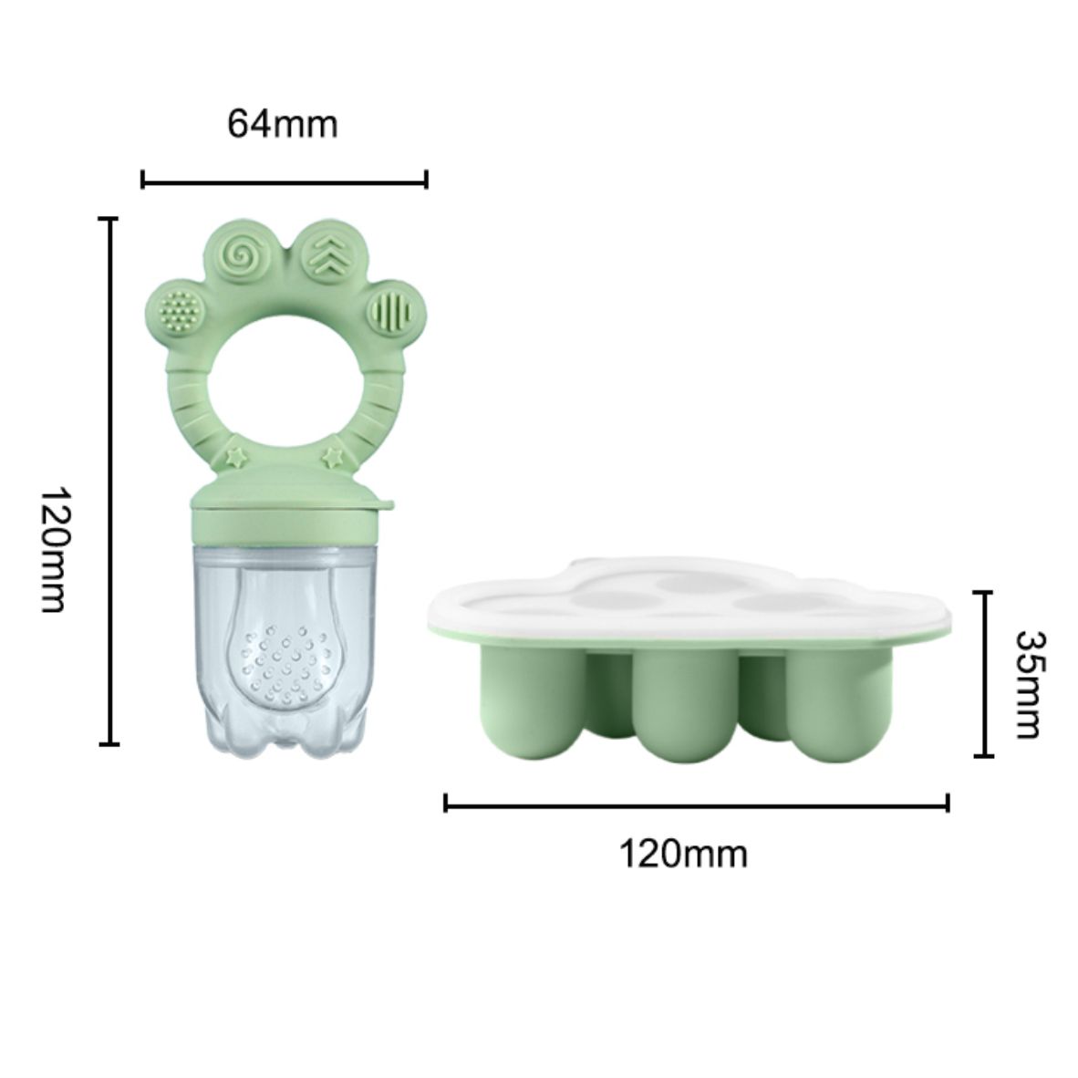 아기 과일 푸드 피더 및 냉동 트레이 콤보, 모유 아이 - Baby Food Freezer Tray 리뷰 및 가격